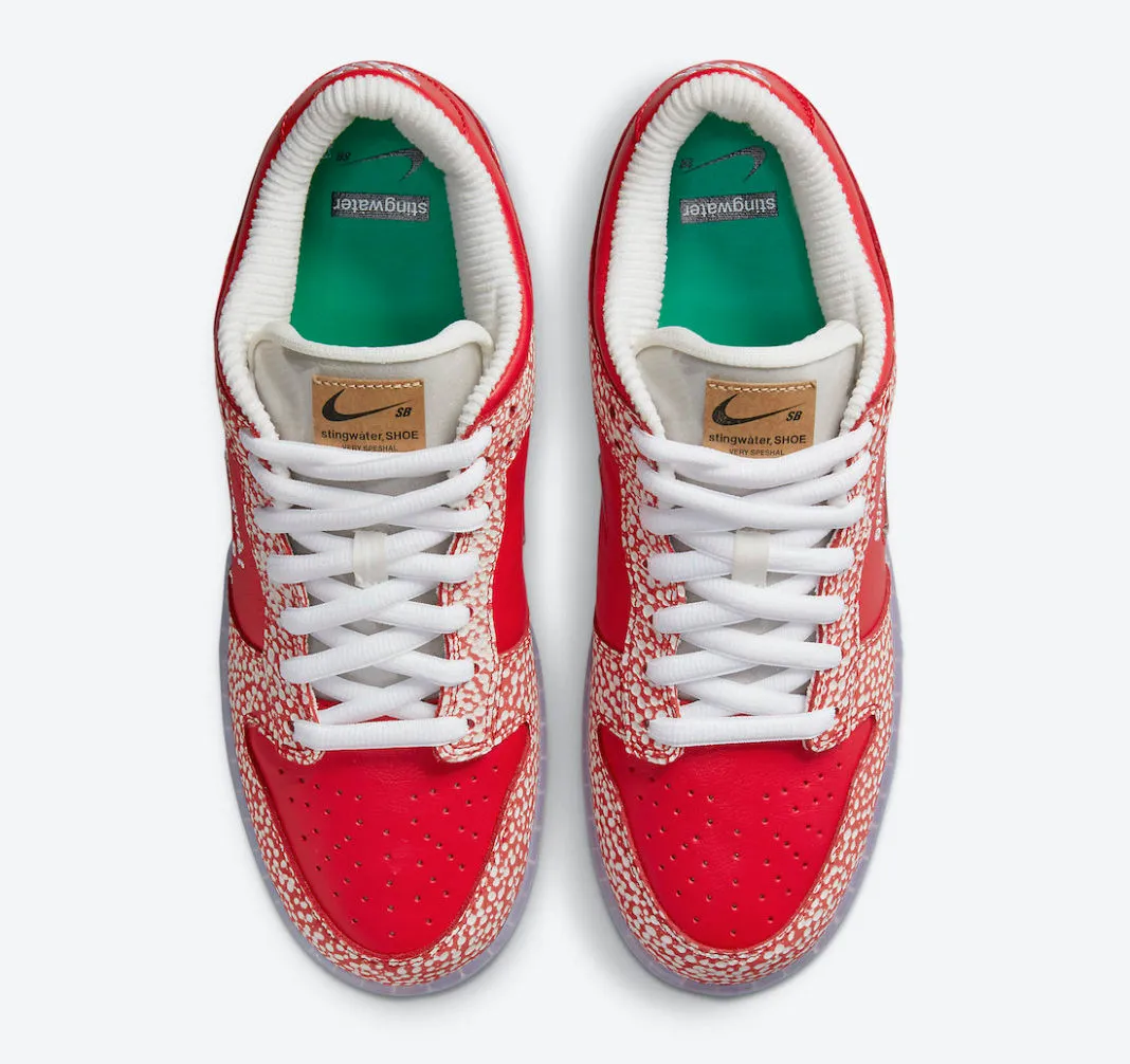 Nike SB Dunk Low Stingwater Magic Mushroom Red White Ice DH7650-600