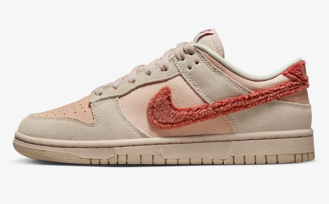 Nike SB Dunk Low Terry Swoosh Shimmer Mars Stone Sanddrift DZ4706-200