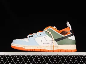 Nike SB Dunk Low Totel Orange Green Blue Black BQ6817-035