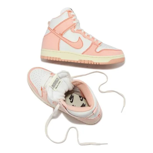 Nike wmns dunk hi 1985 arctic orange women unisex casual lifestyle dv1143-800