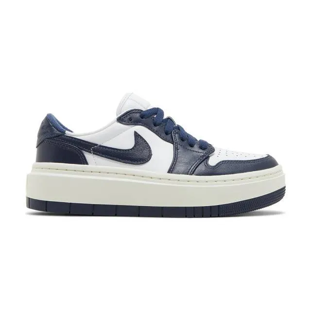 Nike women's air jordan 1 elevate low (midnight navy/ white/ sail/ midnight navy) sizes 6-10 dh7004-