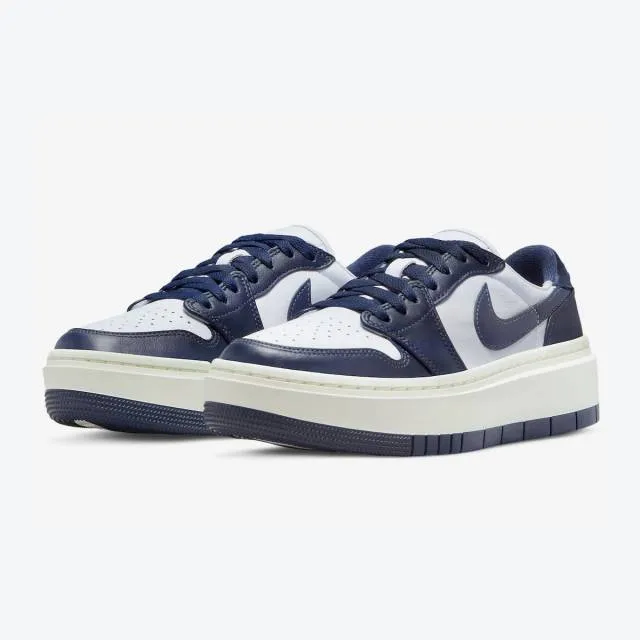 Nike women's air jordan 1 elevate low (midnight navy/ white/ sail/ midnight navy) sizes 6-10 dh7004-