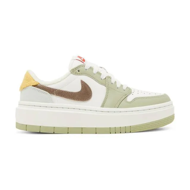 Nike women's air jordan 1 elevate low (year of the rabbit/ ivory/ palomino/ coconut milk/ faded gree