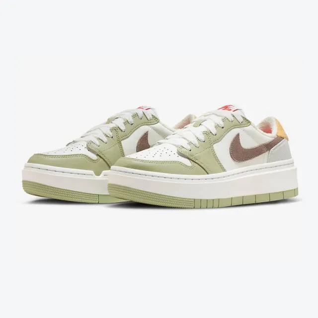 Nike women's air jordan 1 elevate low (year of the rabbit/ ivory/ palomino/ coconut milk/ faded gree