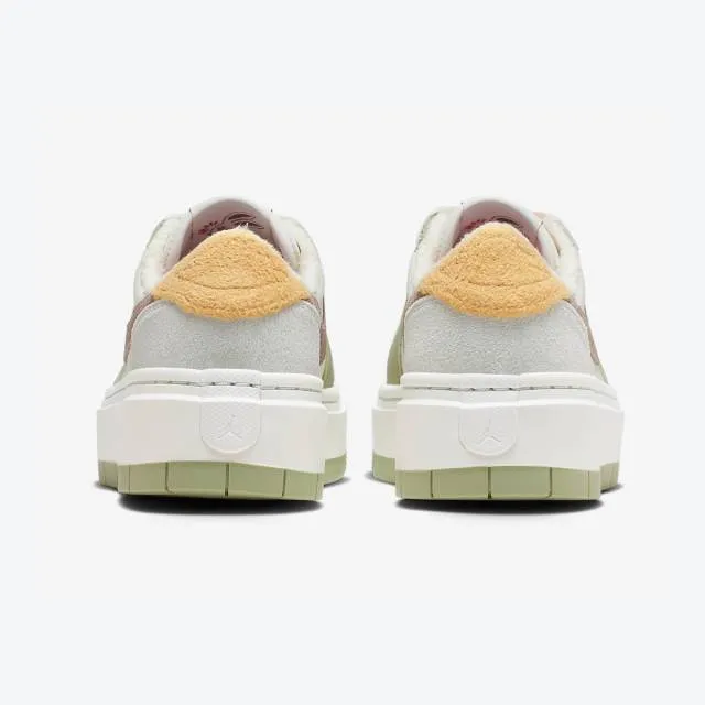 Nike women's air jordan 1 elevate low (year of the rabbit/ ivory/ palomino/ coconut milk/ faded gree