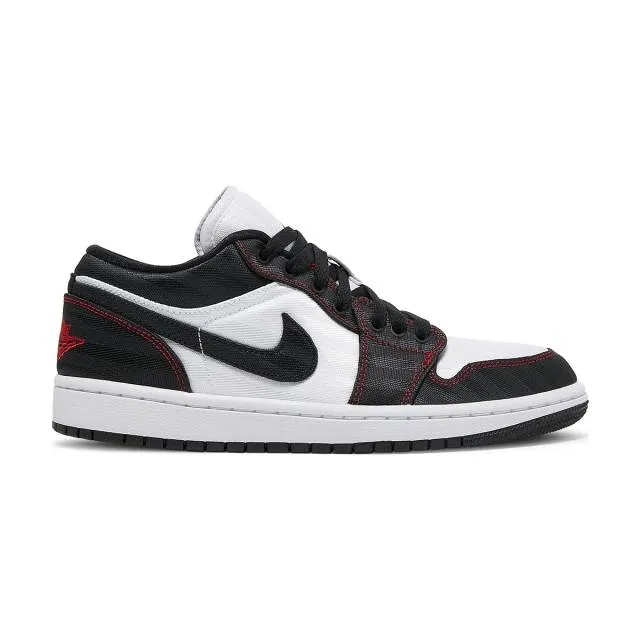 Nike women's air jordan 1 low se utility (white black red/ white/ black/ gym red) sizes 6-10 dd9337-