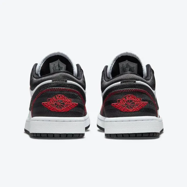 Nike women's air jordan 1 low se utility (white black red/ white/ black/ gym red) sizes 6-10 dd9337-