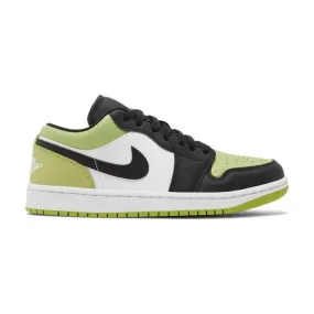 Nike women's air jordan 1 low se (vivid green snakeskin/ vivid green/ vivid green/ black/ white) siz