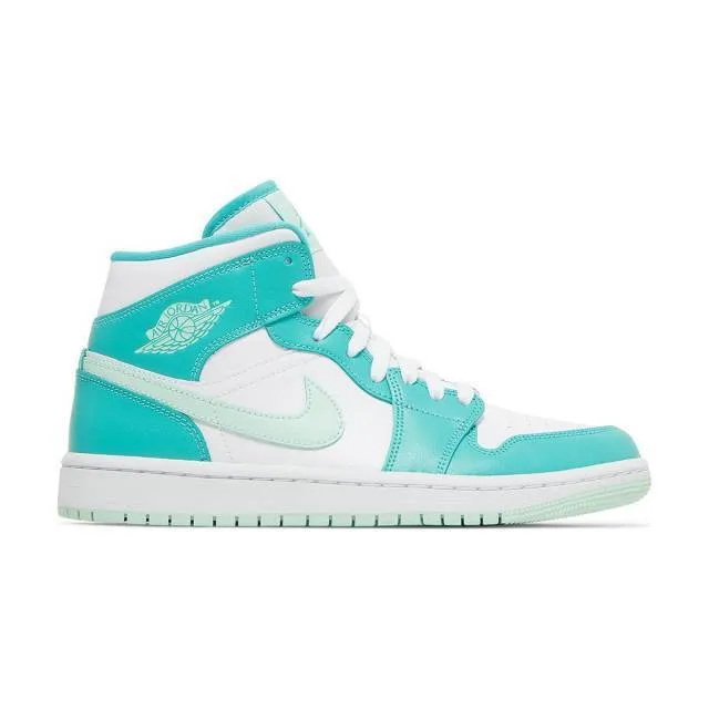 Nike women's air jordan 1 mid (marine green/ washed teal/ mint foam/ white) sizes 6-10 dv2229-300