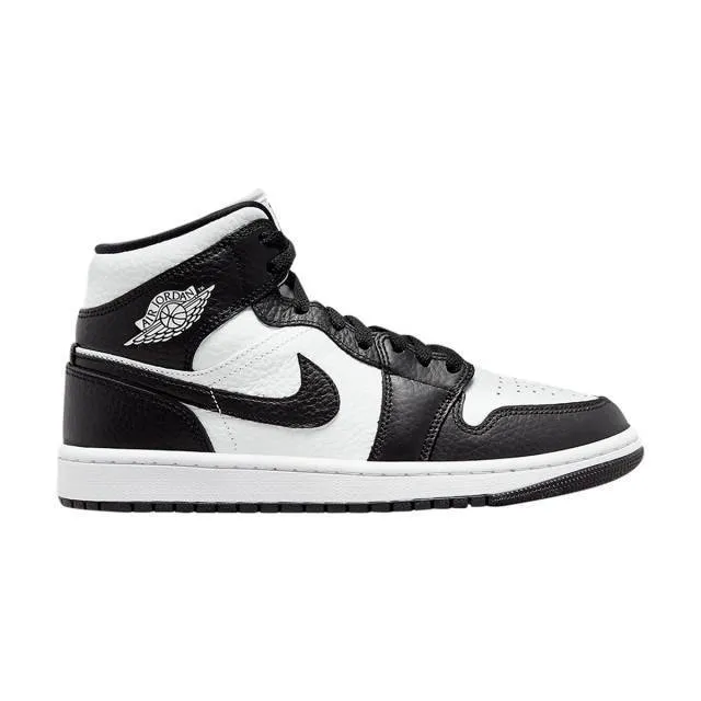 Nike women's air jordan 1 mid se (homage/ split black white/ invert/ black/ white) sizes 6-10 dr0501