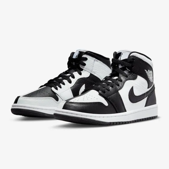 Nike women's air jordan 1 mid se (homage/ split black white/ invert/ black/ white) sizes 6-10 dr0501