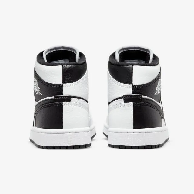 Nike women's air jordan 1 mid se (homage/ split black white/ invert/ black/ white) sizes 6-10 dr0501