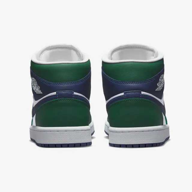 Nike women's air jordan 1 mid se (seahawks/ noble green/ midnight navy/ white) sizes 6-10 dz5326-300