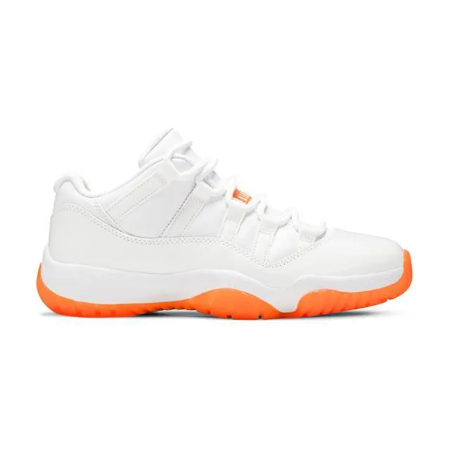 Nike women's air jordan 11 retro low (bright citrus/ white/ orange bright citrus) sizes 6-10 ah7860-