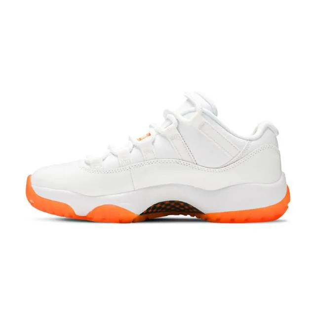 Nike women's air jordan 11 retro low (bright citrus/ white/ orange bright citrus) sizes 6-10 ah7860-