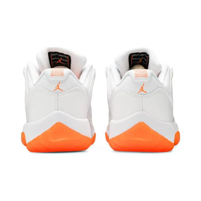 Nike women's air jordan 11 retro low (bright citrus/ white/ orange bright citrus) sizes 6-10 ah7860-