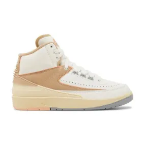 Nike women's air jordan 2 retro (craft/ sail/ desert/ sunset haze/ light steel grey) sizes 6-10 dx44