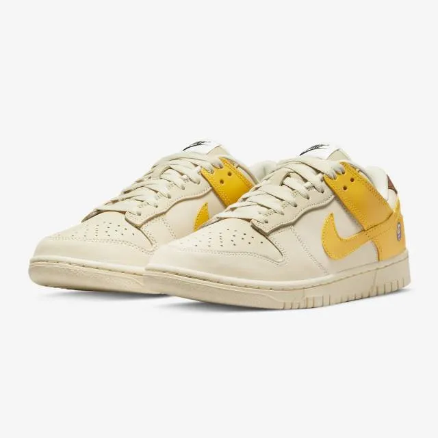 Nike women's dunk low lx (banana/ coconut milk/ vivid sulfur/ cacao wow) sizes 6-10 dr5487-100