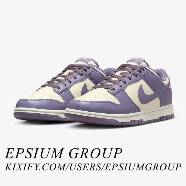 Nike women's dunk low next nature (daybreak/ purple coconut milk/ daybreak/ white) sizes 5-12 fz4349-100