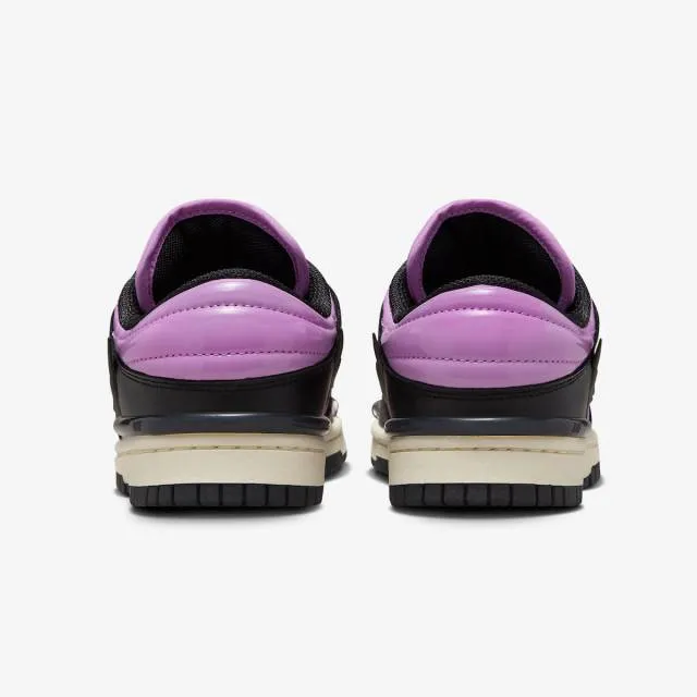 Nike women's dunk low twist (black rush fuchsia/ rush fuchsia/ black/ coconut milk) sizes 5-12 dz279