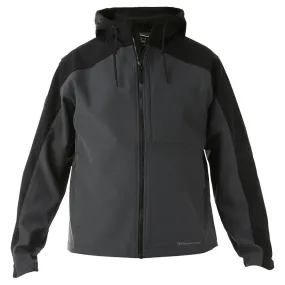 Noble Outfitters Men's Hooded Softshell Jacket - Asphalt/Black