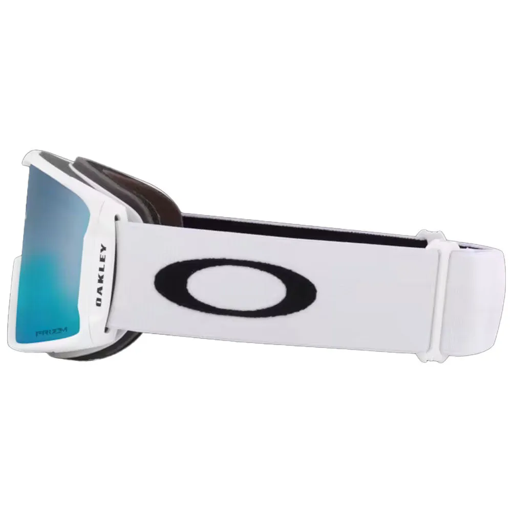 Oakley Line Miner L Snow Goggles - Matt White Prizm Sapphire Lens