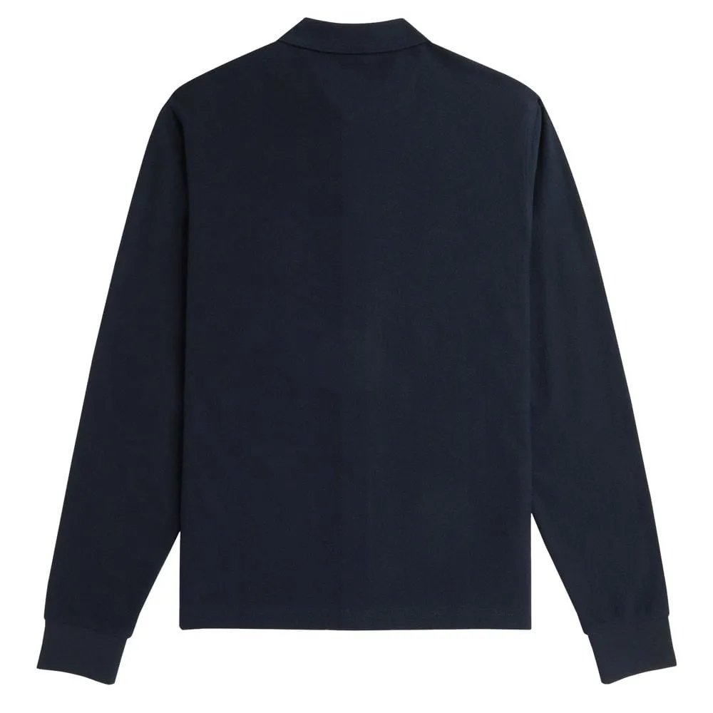 Ombre Long Sleeve Polo Shirt 