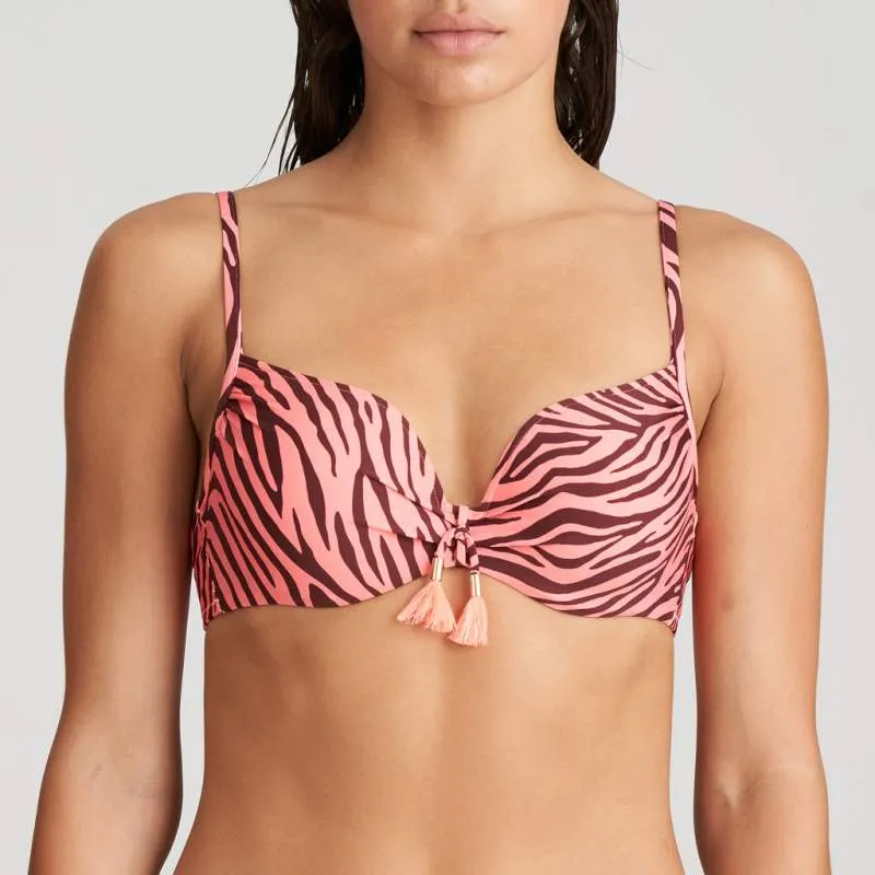 Padded Animal print Bikini- Unas1 with Discounts- Bikini padded-  Berlin