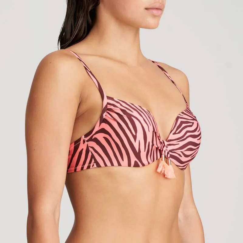 Padded Animal print Bikini- Unas1 with Discounts- Bikini padded-  Berlin