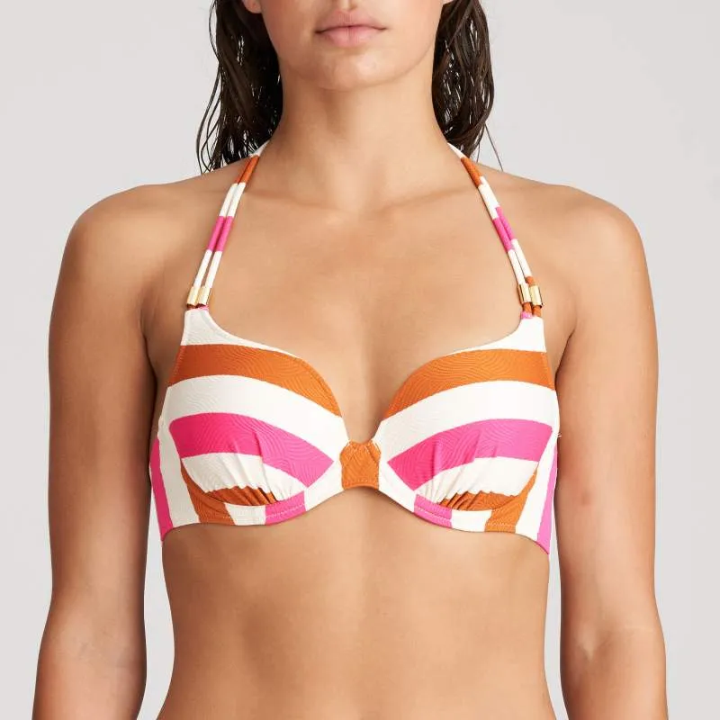 Padded Striped Bikini- Unas1 with Discounts- Bikini padded-  Berlin