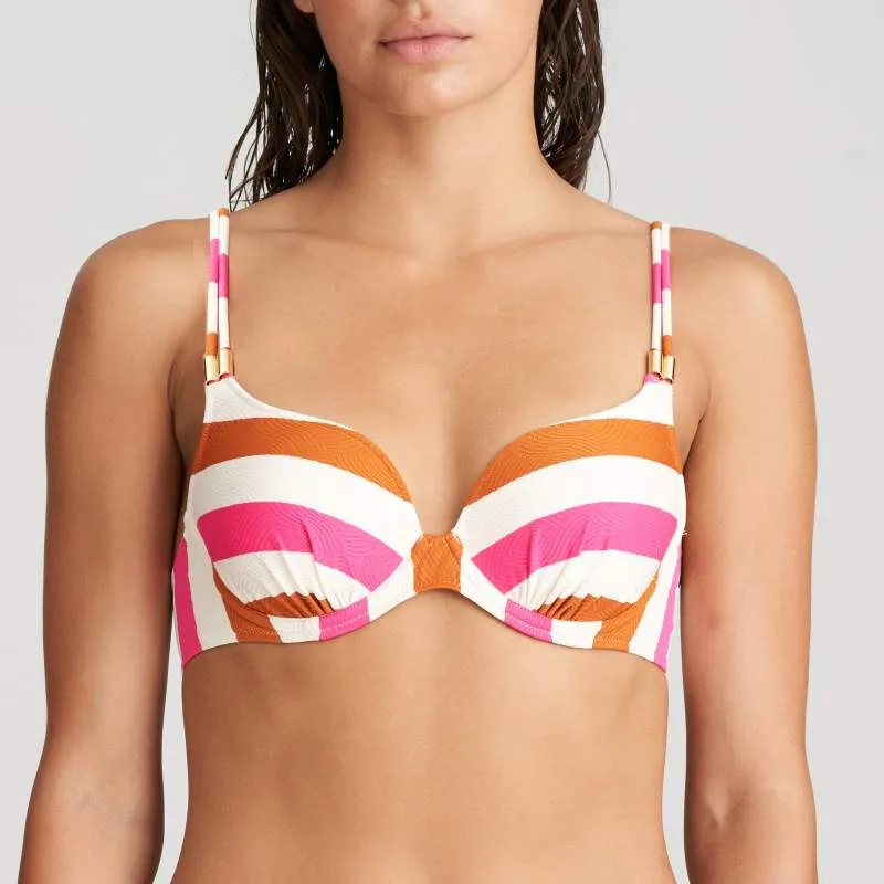 Padded Striped Bikini- Unas1 with Discounts- Bikini padded-  Berlin