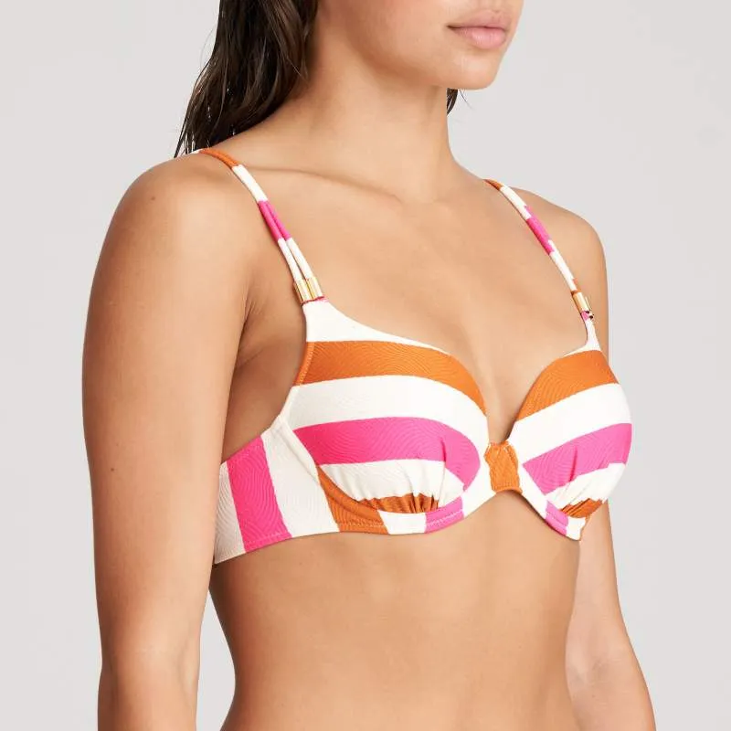 Padded Striped Bikini- Unas1 with Discounts- Bikini padded-  Berlin