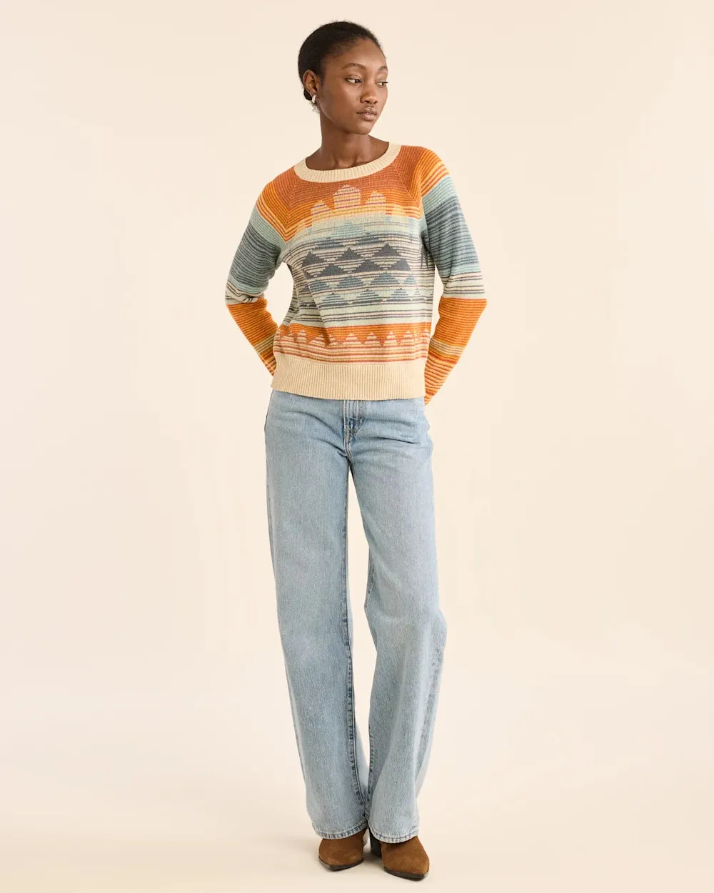 Pendleton Raglan Cotton Pullover