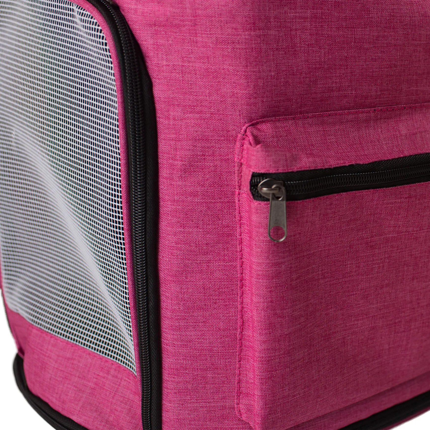 Pet Backpack Pet Carrier In PInk and Gray Combo