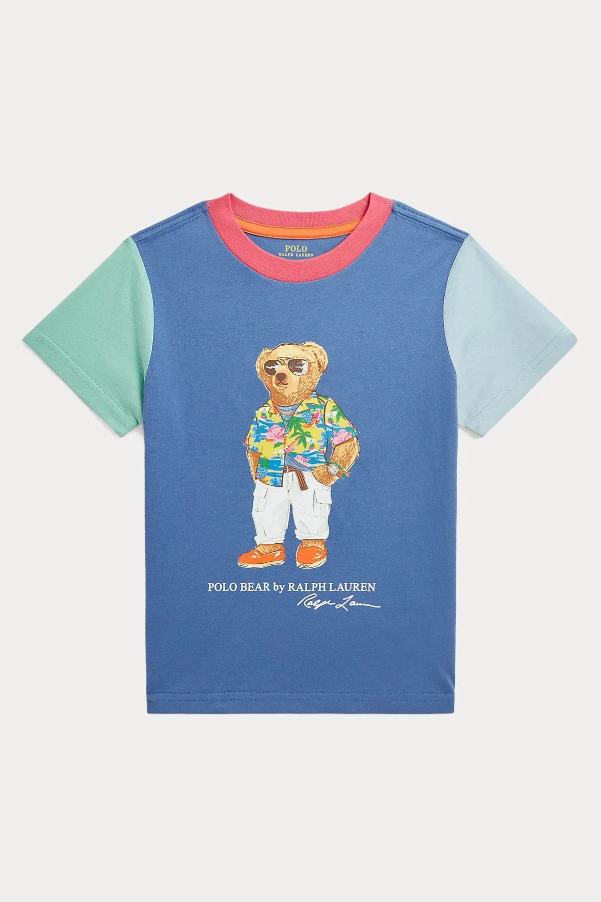 Polo Ralph Lauren Kids 3-7 Ya Erkek ocuk Polo Bear T-shirt