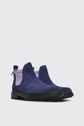 Pop Trading Company Men's blue ankle boot