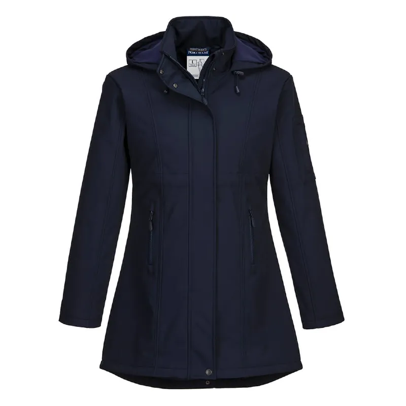 Portwest TK42 Carla Navy Winter Softshell Jacket