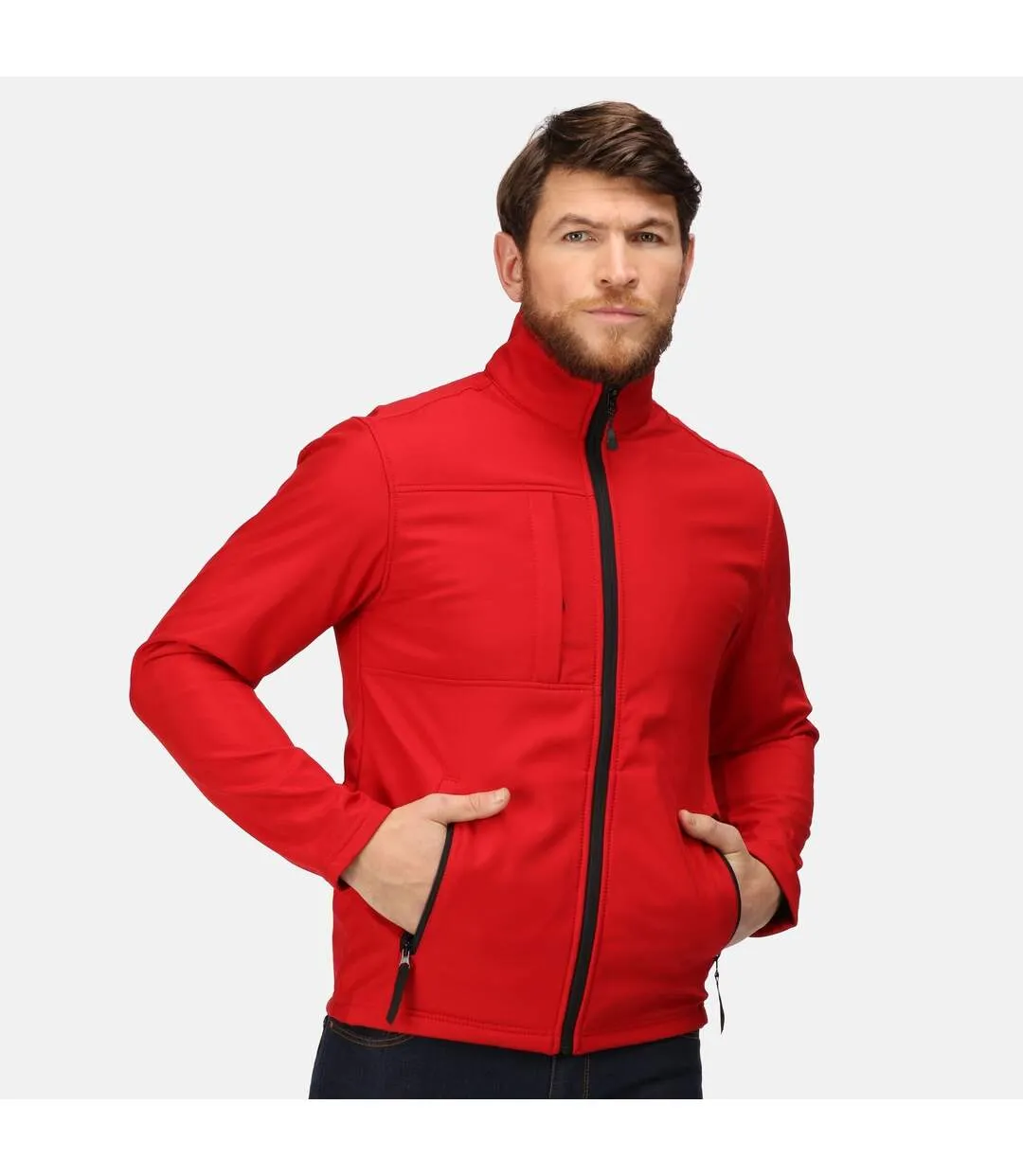 Regatta Professional Mens Octagon II Waterproof Softshell Jacket (Classic Red/Black) - UTRG2164