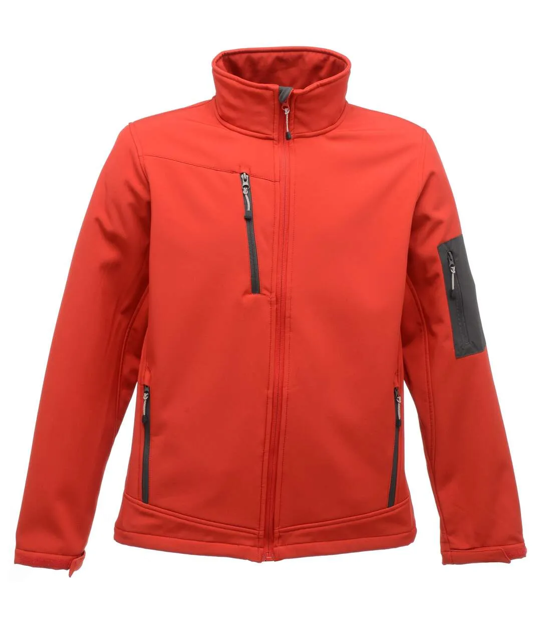 Regatta Standout Mens Arcola 3 Layer Waterproof And Breathable Softshell Jacket (Classic Red/Seal Grey) - UTRG1461