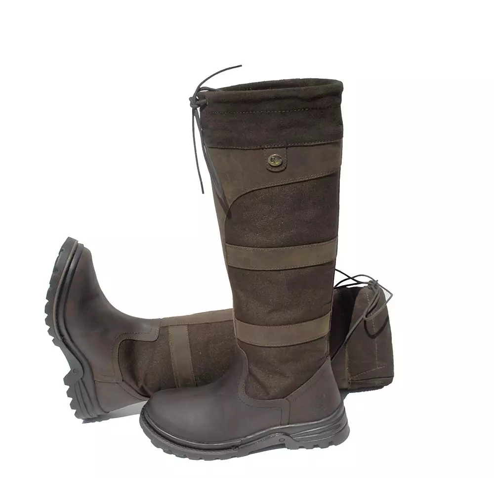 Rhinegold Elite Skye Waterproof Country Boot - Waxy Brown