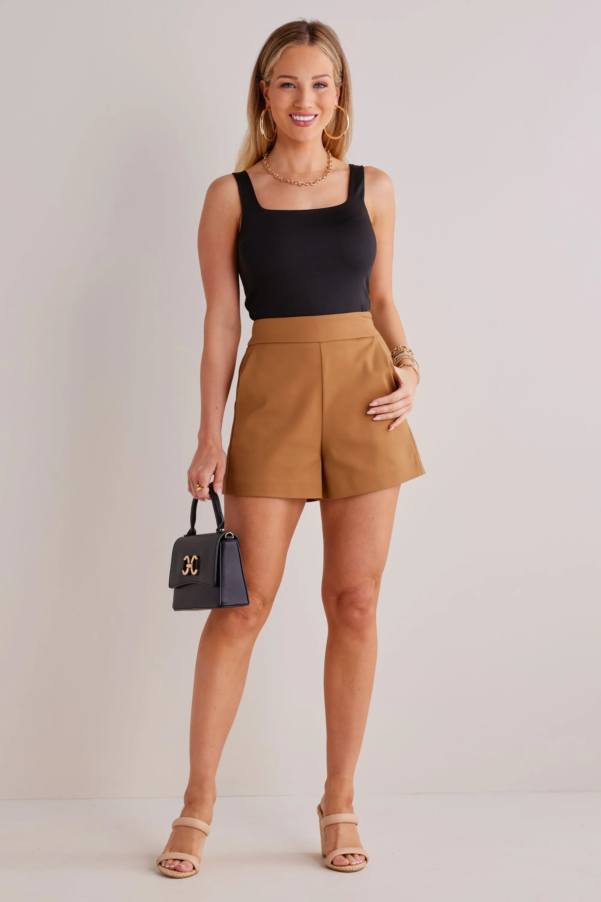 Robyn Shorts- Tan