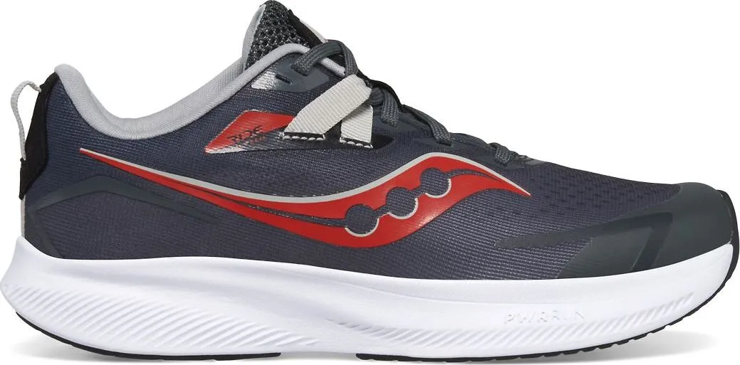 Saucony Kids' Ride 15 Grey/Black/Red | Buy Saucony Kids' Ride 15 Grey/Black/Red here | Outnorth