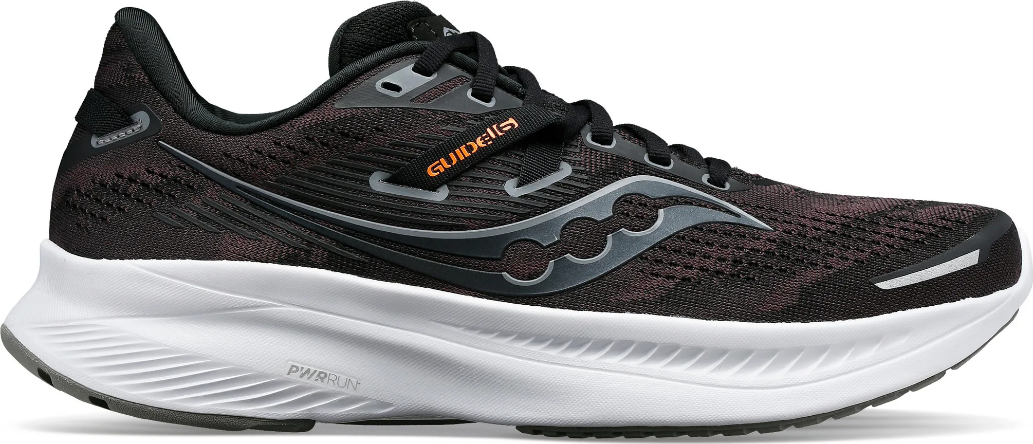 Saucony Men's Guide 16 Black/White | Buy Saucony Men's Guide 16 Black/White here | Outnorth