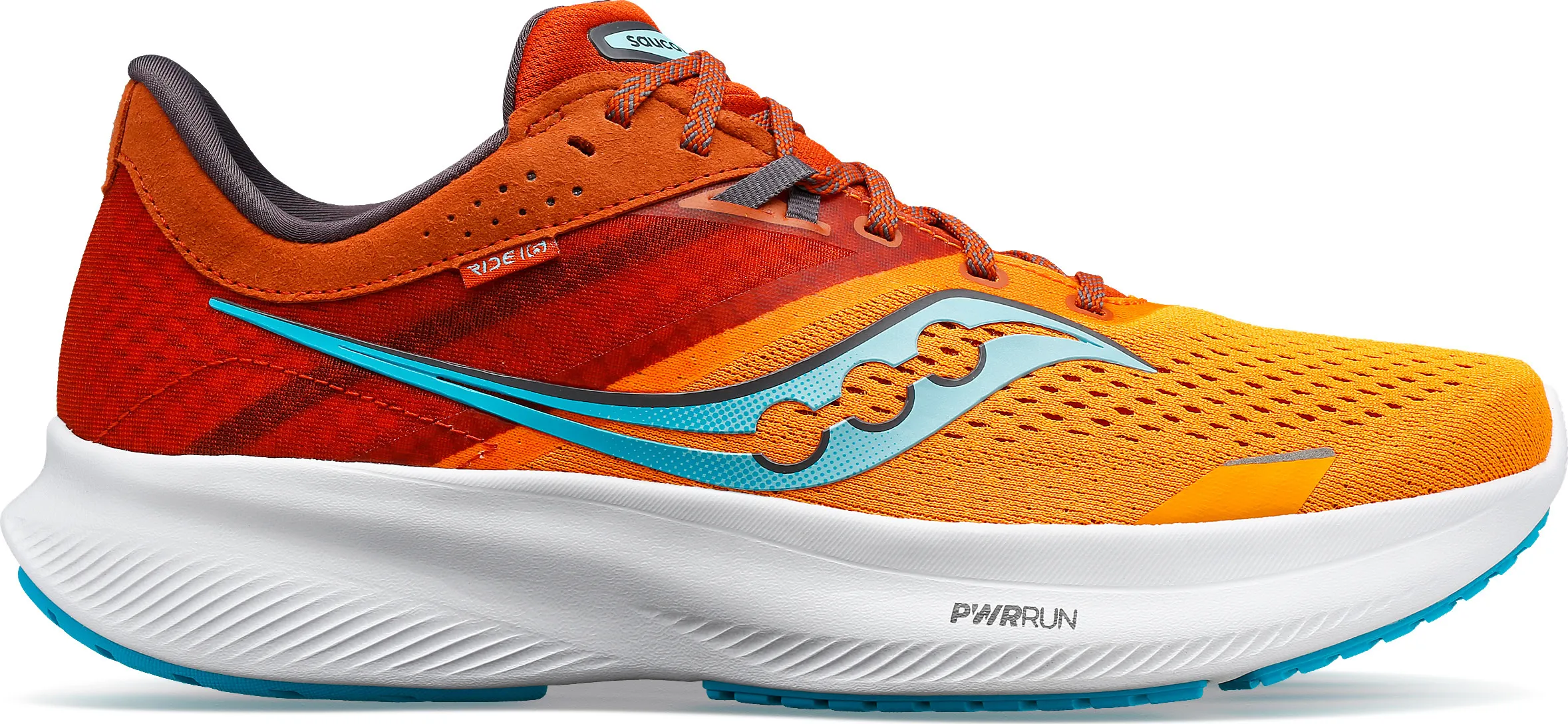 Saucony Men's Ride 16 Marigold/Lava | Buy Saucony Men's Ride 16 Marigold/Lava here | Outnorth