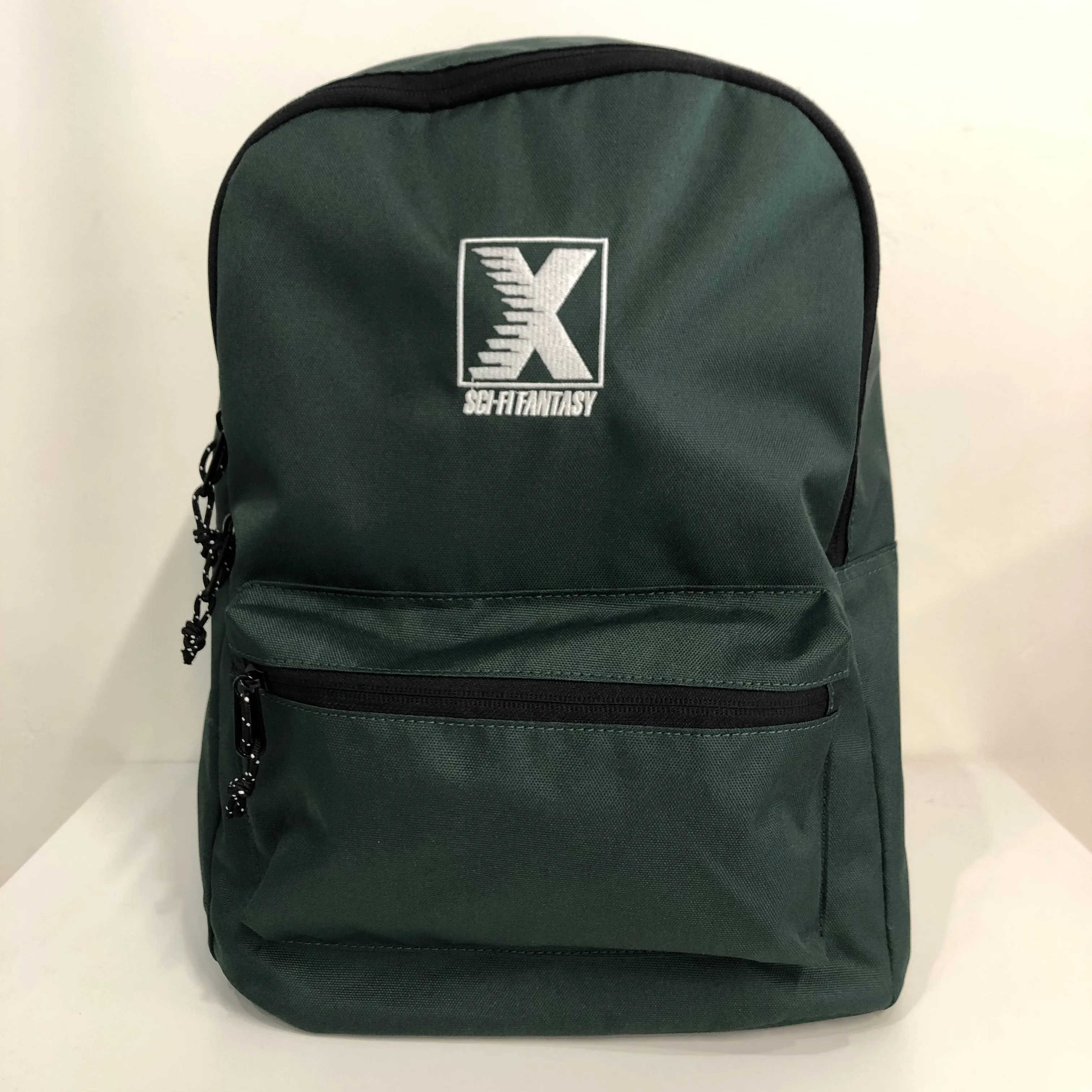 Sci-Fi Fantasy X Logo Backpack Green