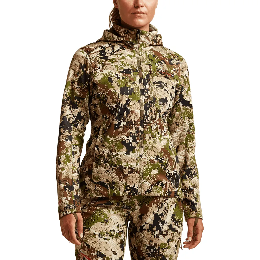 Sitka Women's Jetstream Softshell Hooded Jacket - Optifade Subalpine