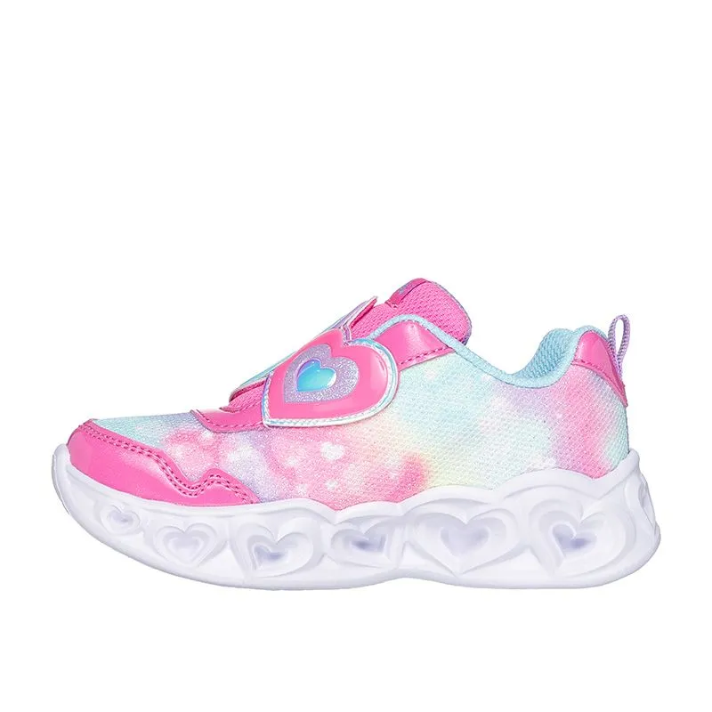 Skechers Kids' Heart Lights - Lovin Reflection Infant Trainers Pink / Turquoise - SS24