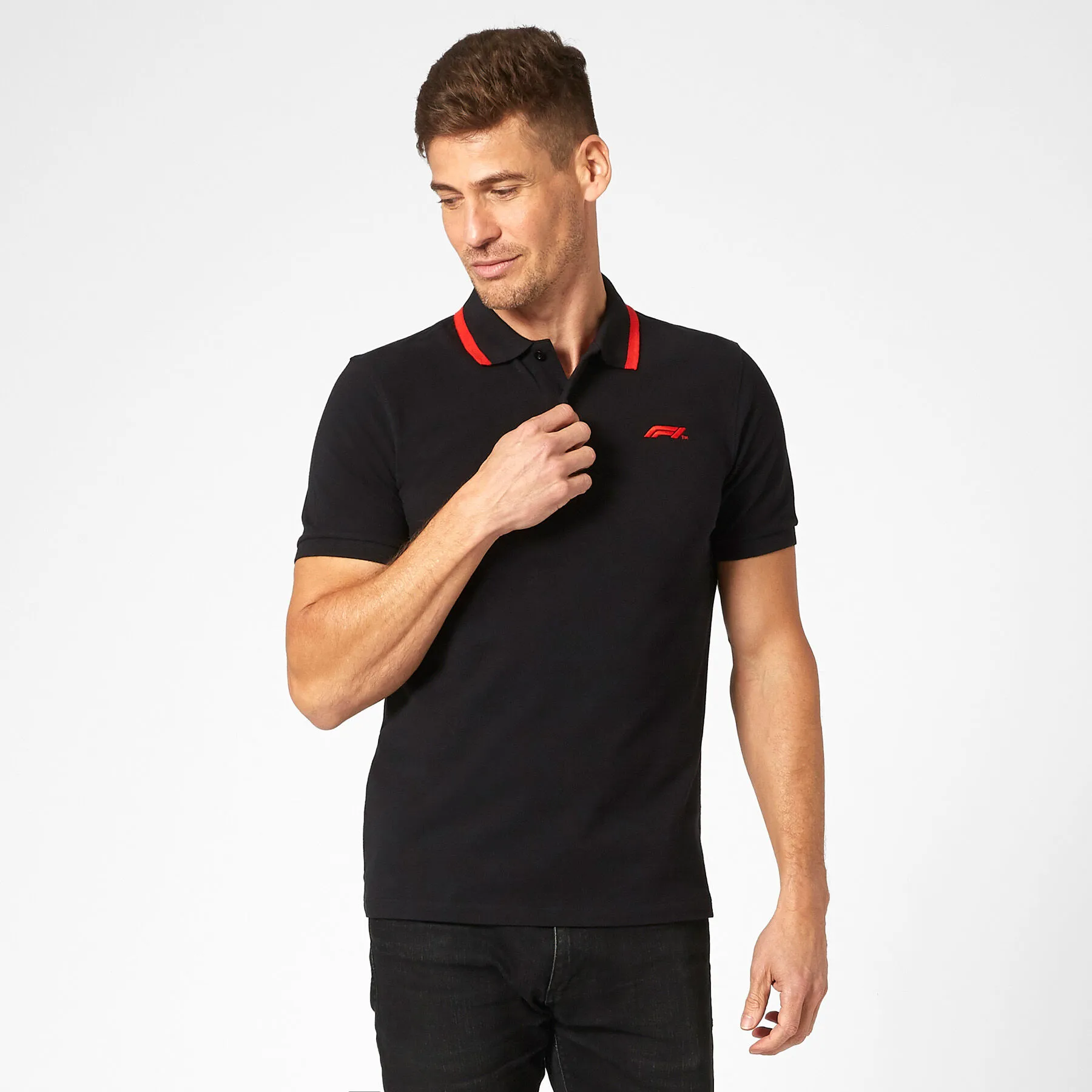 Small Logo Pique Polo Shirt