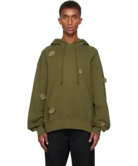 Song for the Mute Khaki Daisy Gym Hoodie