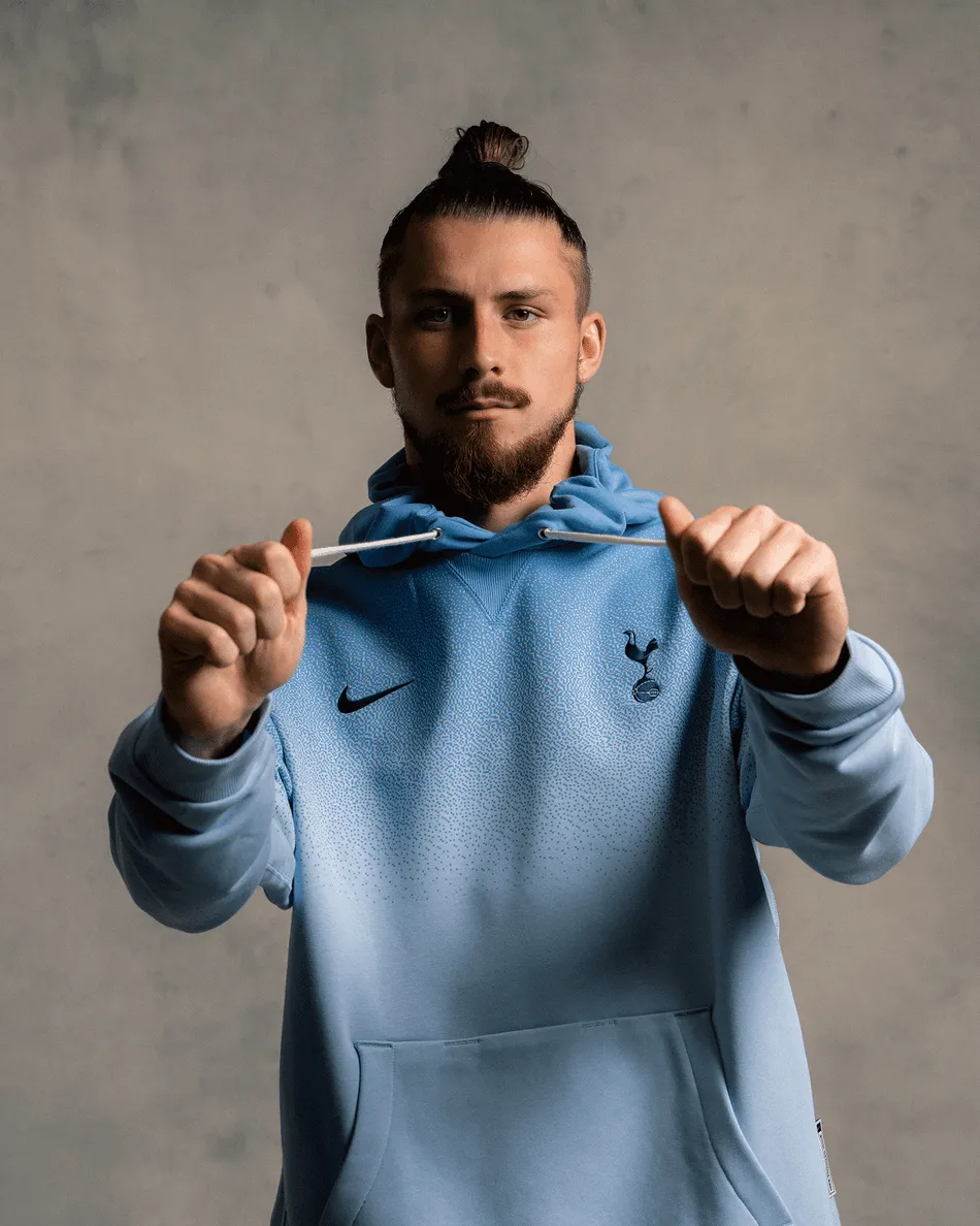 Spurs Nike Mens Blue Crest Hoodie 2024/25